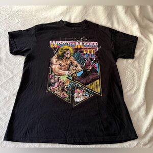 Wrestle Mania Wrestlemania VI 6 Black T-shirt M